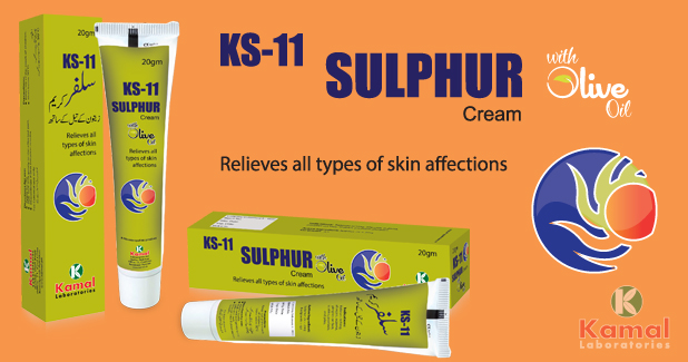KS 11  SULPHUR Cream (With Olive Oil)