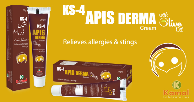 KS 4 APIS DERMA Cream (With Olive Oil)