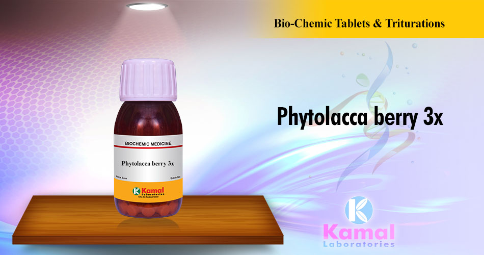 Phytolacca Berry 3x (30gm Lactose base)