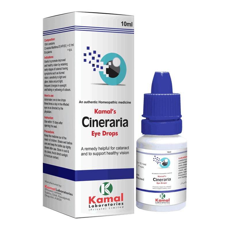 CINERARIA EYE DROPS — Kamal Laboratories