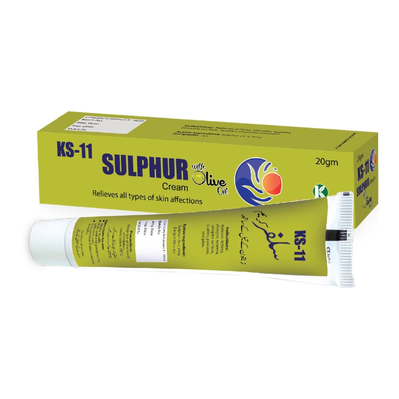 KS 11 SULPHUR Cream (With Olive Oil) — Kamal Laboratories