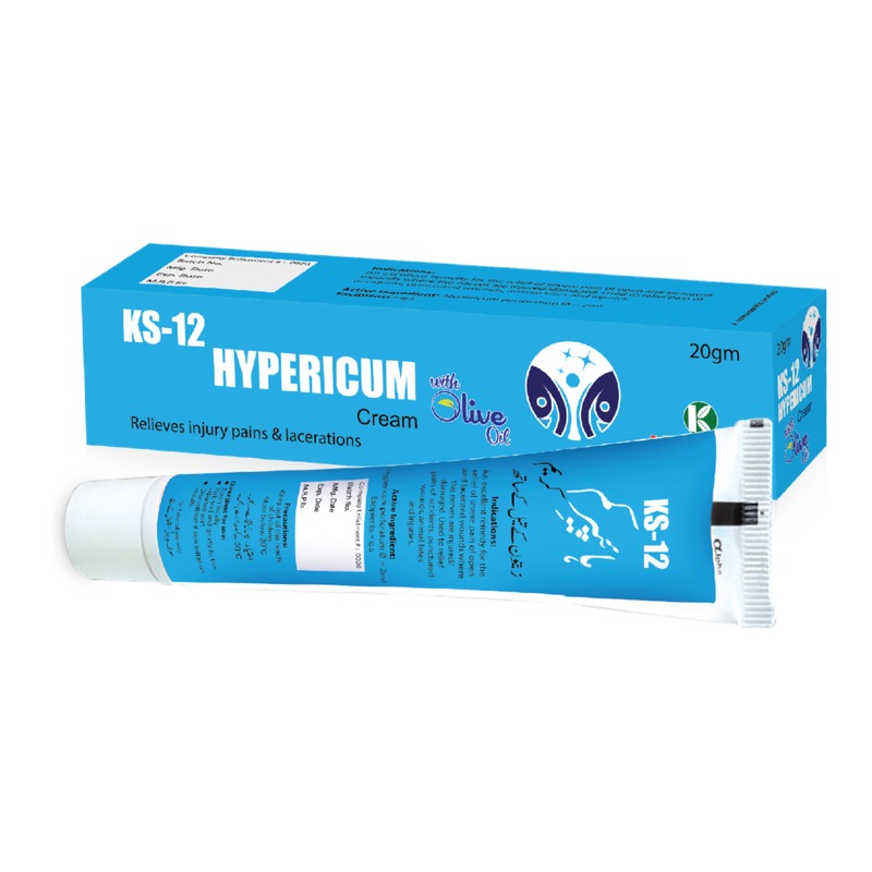 KS 12 HYPERICUM Cream (With Olive Oil) — Kamal Laboratories