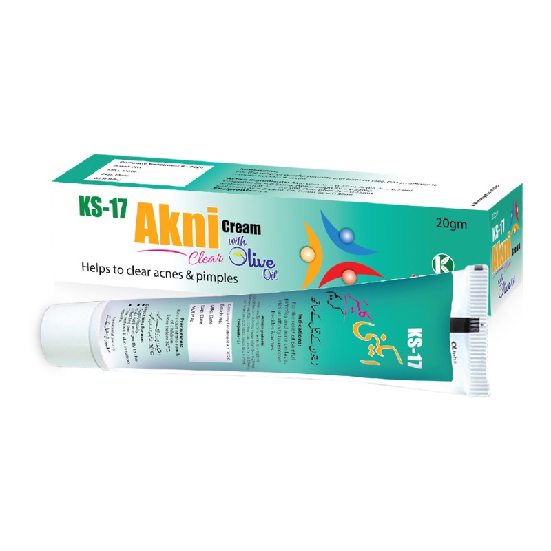 KS 17 AKNI Cream (With Olive Oil) — Kamal Laboratories