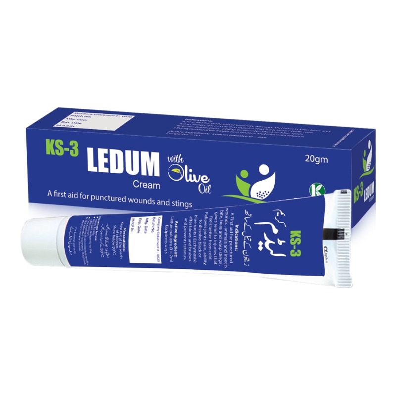 KS 03 LEDUM Cream (With Olive Oil) — Kamal Laboratories