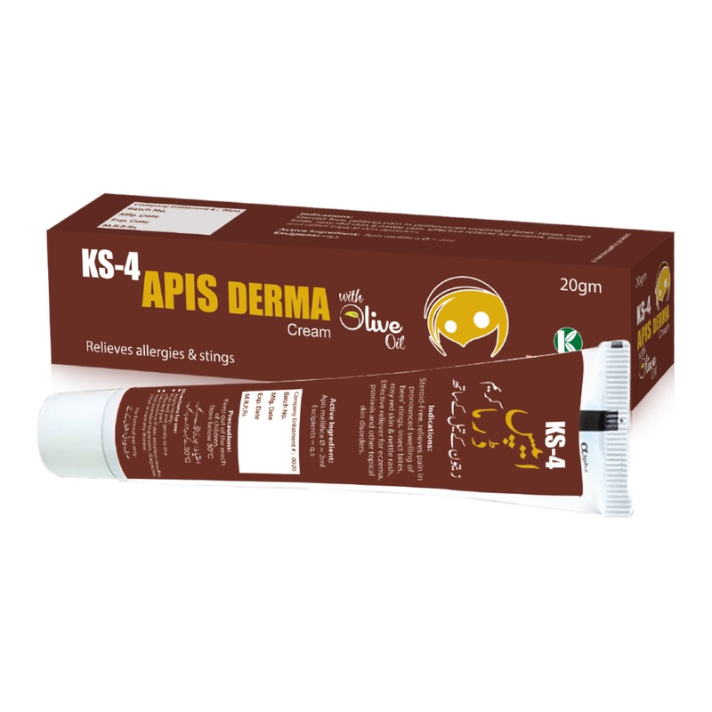 KS 04 APIS DERMA Cream (With Olive Oil) — Kamal Laboratories